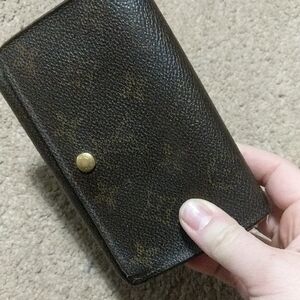 Louis Vuitton Brown Monogram Compact Wallet